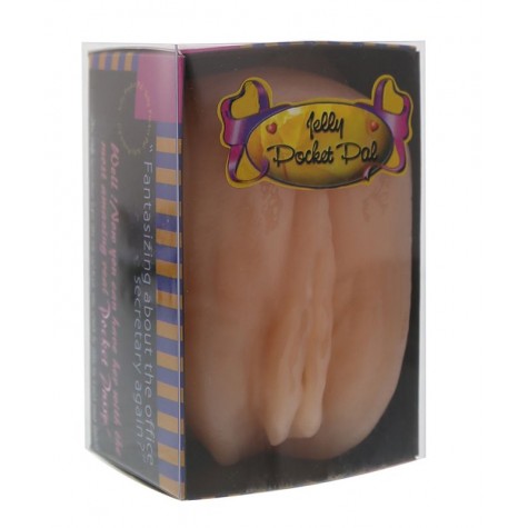 Телесный мастурбатор-вагина JELLY POCKET PAL VAGINA